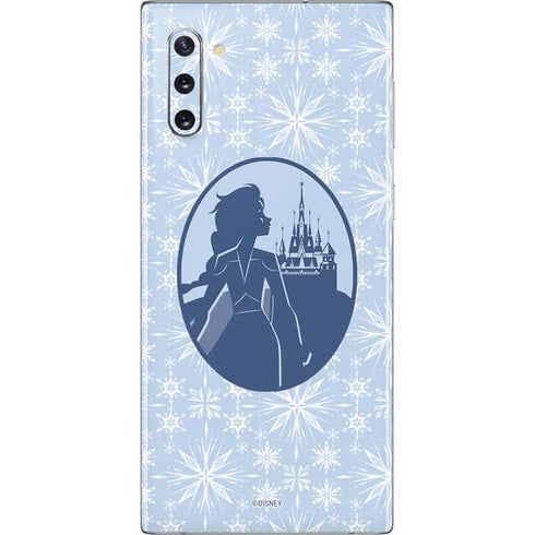 Disney Frozen II Elsa Silhouette Galaxy Note 10 Skin